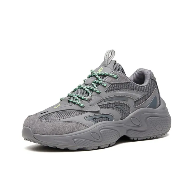 Anta Life Collection C37 Cushioning Anti Slip And Wear Resistant Low Top Sports Casual Shoes Women's Gray-1