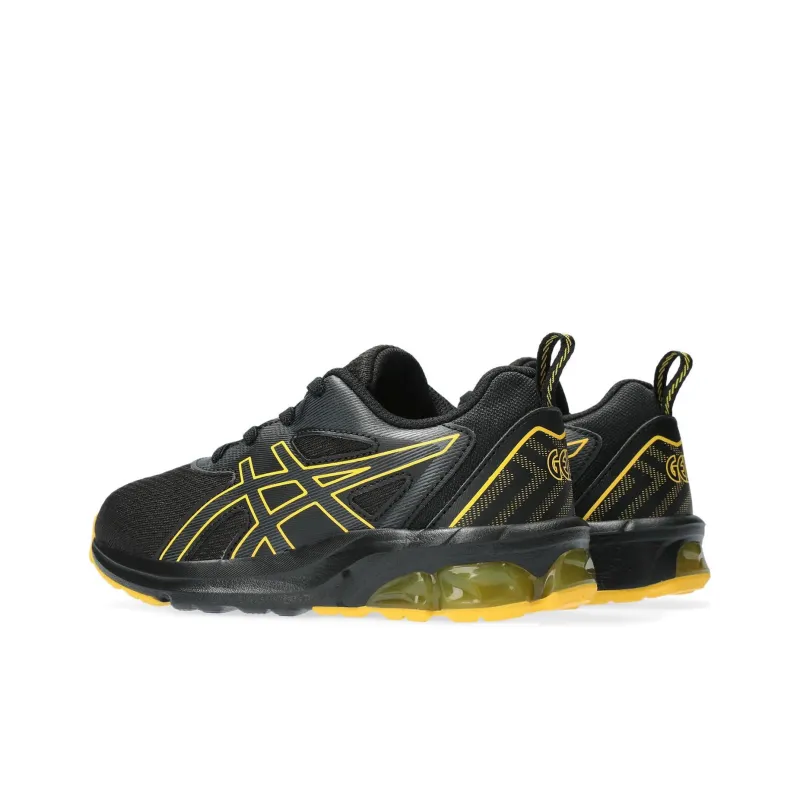 Asics Gel Quantum 90 4 Abrasion Resistant Breathable Low Top Running Shoes Unisex Black Yellow-4