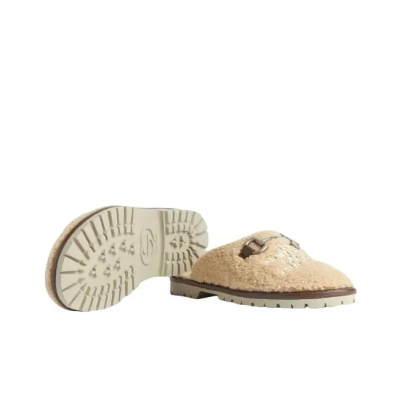GUCCI X The North Face Slippers Beige Wool-4