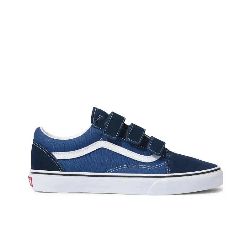Vans Old Skool Suede Canvas Velcro 'Dress Blue'-1