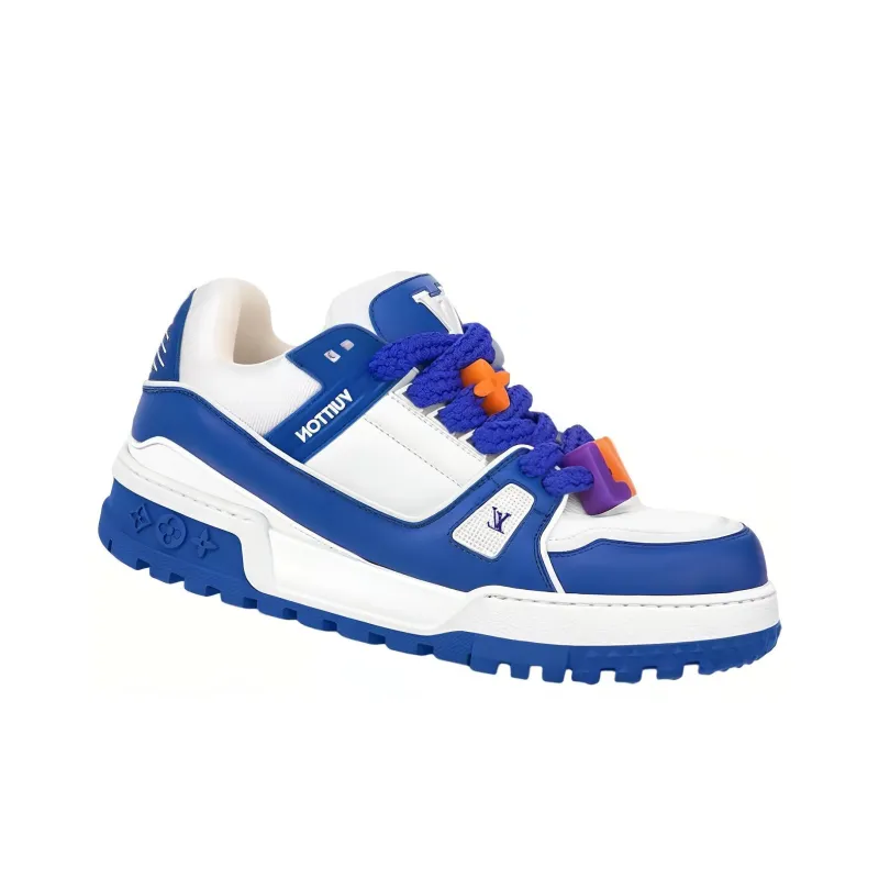 LOUIS VUITTON Lv Trainer Maxi Sneakers 'Blue'-1