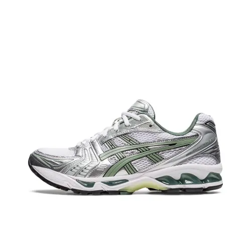 Asics Gel-Kayano 14 White Pure Silver Slate Grey Sage