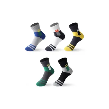 INVISIBLE Mid-Calf Socks Unisex 5 Pack