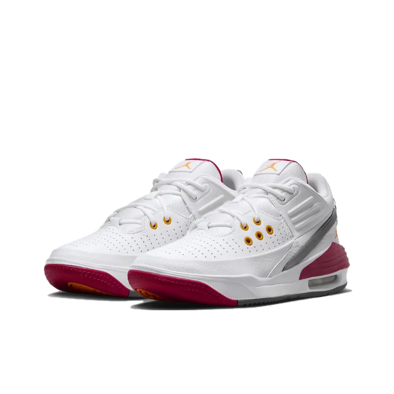 JORDAN Max Aura 5 White Cardinal Red-2