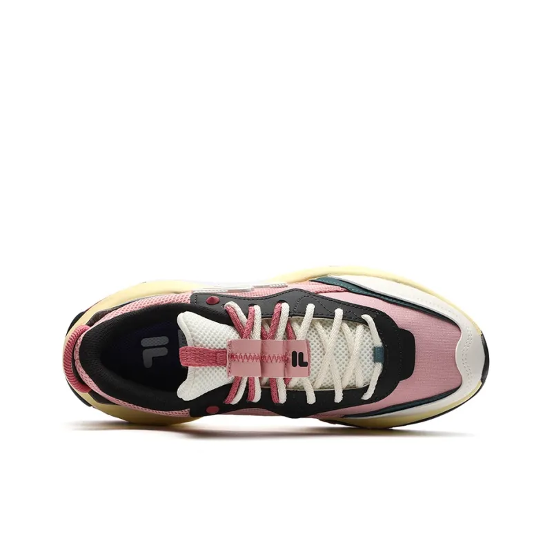FILA FUSION Cheese Sneakers 'Pink White Red' Women's-2