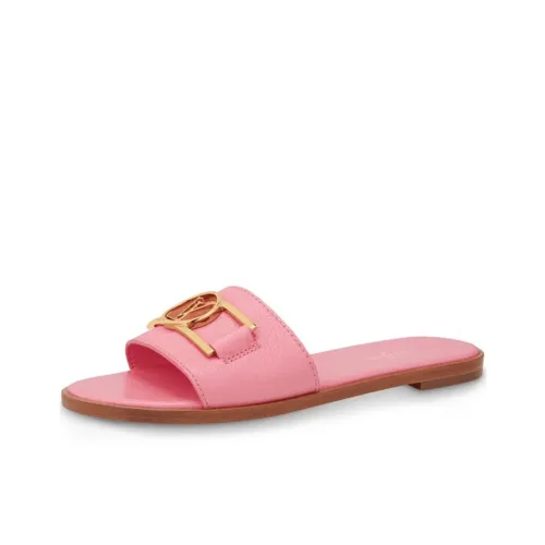 LOUIS VUITTON Lock It Slide Slippers Women's Pink