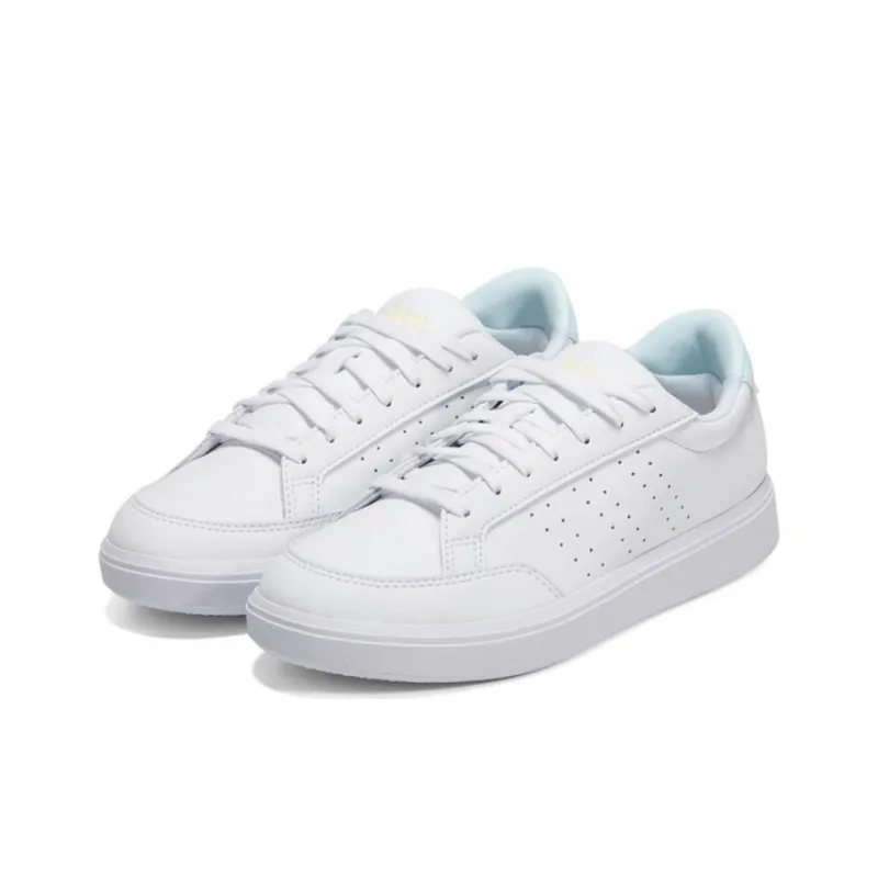 Adidas Nova Court Lifestyle Vegan Shoes 'White Almost Blue' Women's-2
