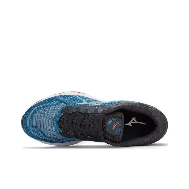 Mizuno Ultima 14 Anti Slip Wear Resistant Cushioning Breathable Low Top Training Running Shoes Men's Blue Black Red-2
