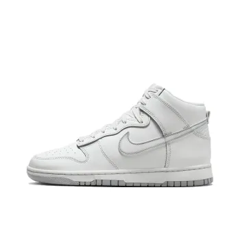 Nike Dunk High Airbrush Swoosh White Wolf Grey