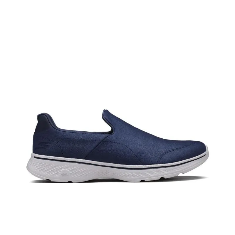 Skechers Go Walk 4 Cushioning Anti Slip And Wear Resistant Low Top Casual Shoes Men's Blue Gray-1