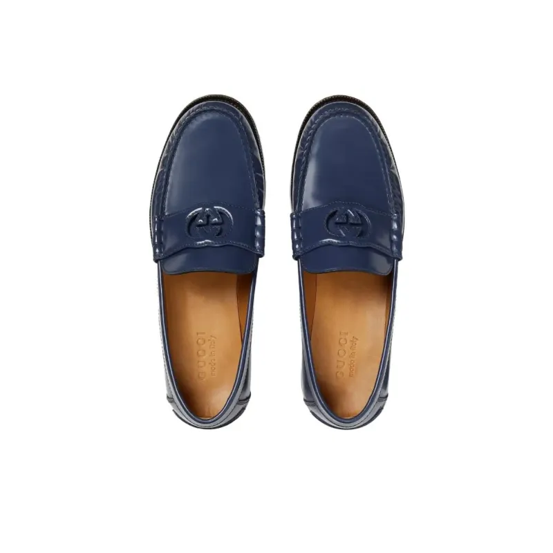 GUCCI Loafer 'Interlocking G Blue'-2