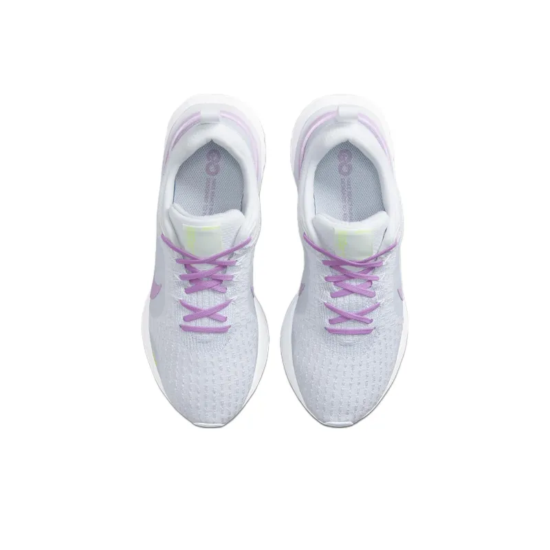 Nike React Infinity Run Flyknit 3 'Grey Rush Fuchsia' Women's-3