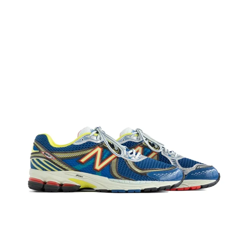 New Balance 860v2 Aimé Leon Dore Blue Yellow-4