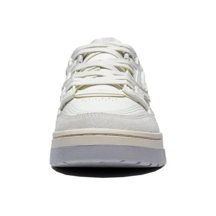 LiNing 001 BTC Anti Slip Wear Resistant Low Top Skateboard Shoes Men's Ecru-3