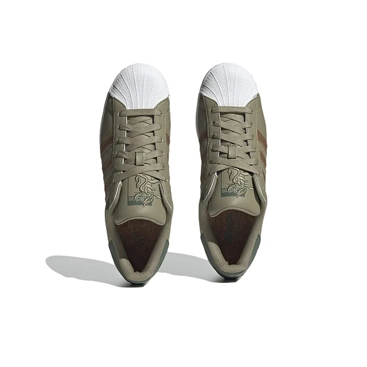 Adidas Originals Superstar 'Green Brown'-3