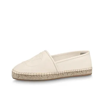 LOUIS VUITTON Starboard Flat Espadrille Shoes 'Beige With Logo' Women's