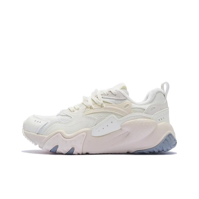 LiNing Cat Paw Lite Low Top Running Shoes Women's Pink White-0