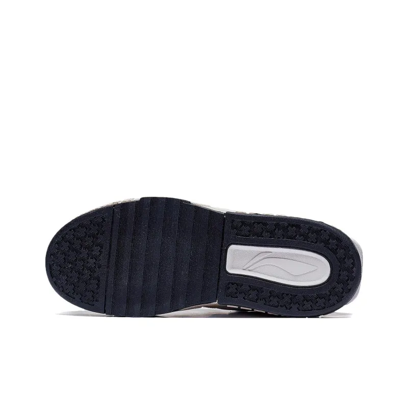 LiNing 001 UNBLOCK Anti Slip Wear Resistant Low Top Skateboard Shoes Men's Blue White-5