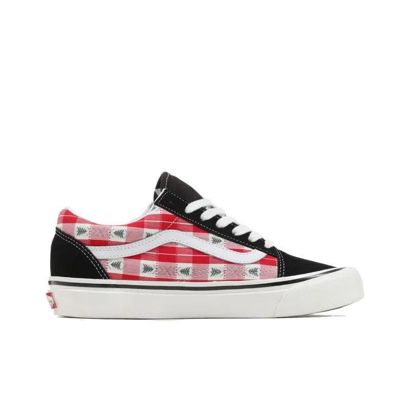 Old Skool Vans 36 Dx 'Anaheim Factory Red Plaid'-1