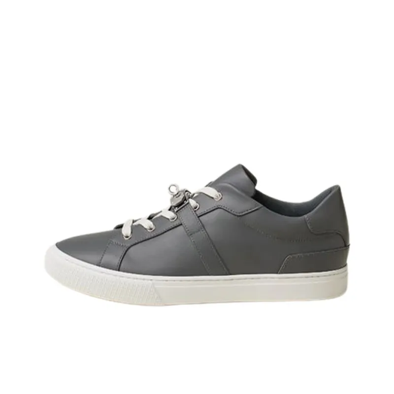 HERMES Day Low Top Skateboard Shoes Men's Gray-0