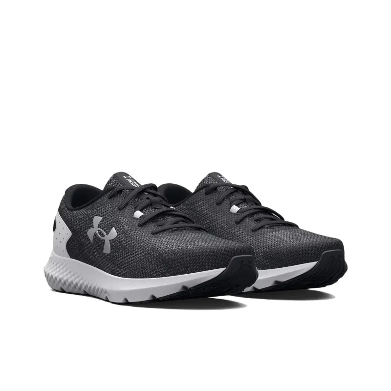 Under Armour Charged Rogue 3 Knit 'Black White' Women's-2