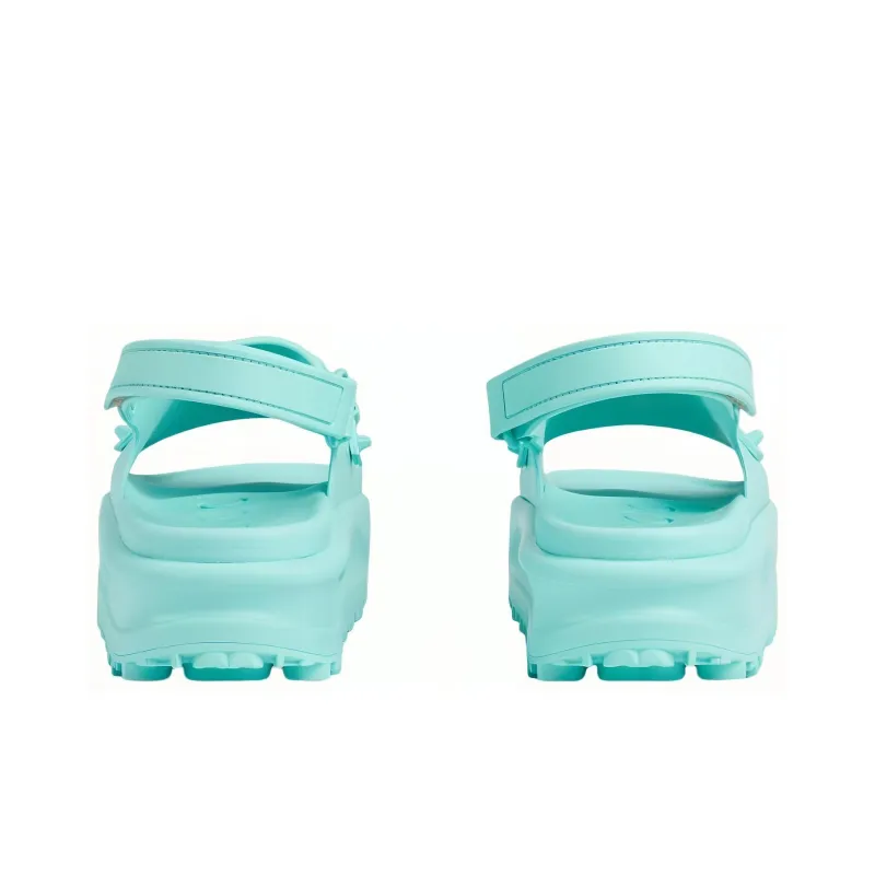 GUCCI Interlocking G Platform Sandal Blue Women's-3