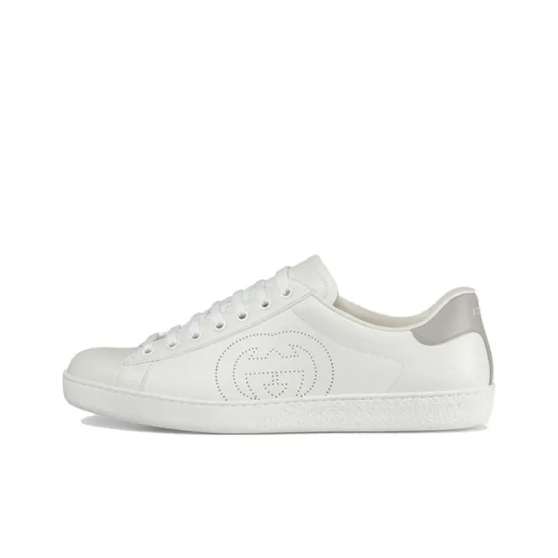 GUCCI Ace 'Interlocking G White Grey'-0