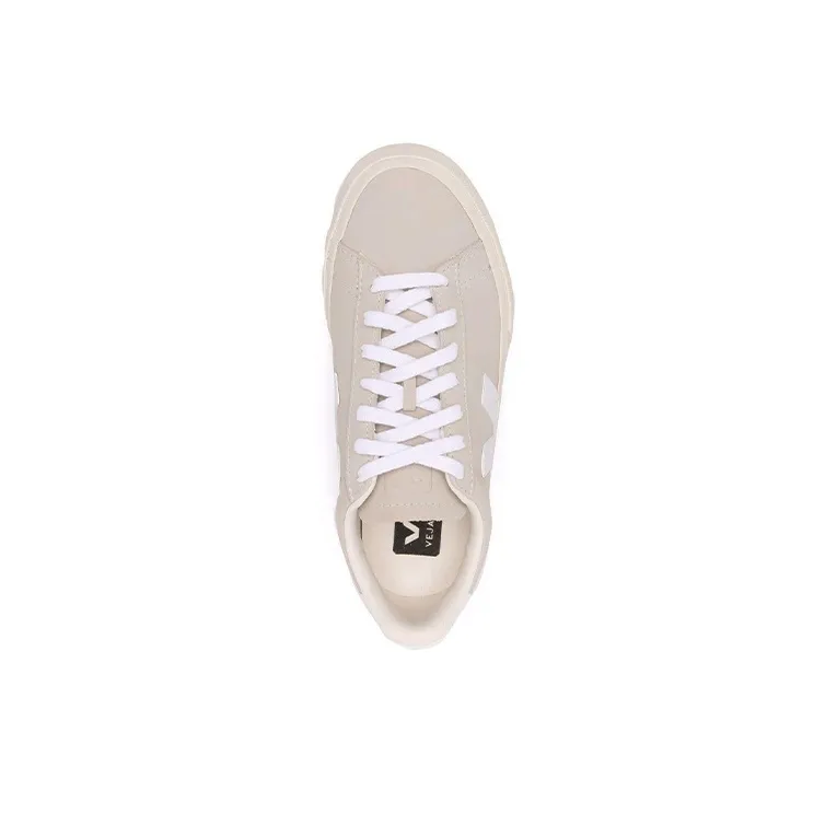 VEJA Campo Skateboard Shoes Women's Low Top Beige-4