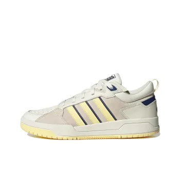 Adidas Neo 100DB Lightweight Wear resistant And Non slip Low Top Skateboard Shoes Unisex White Gray Yellow Blue