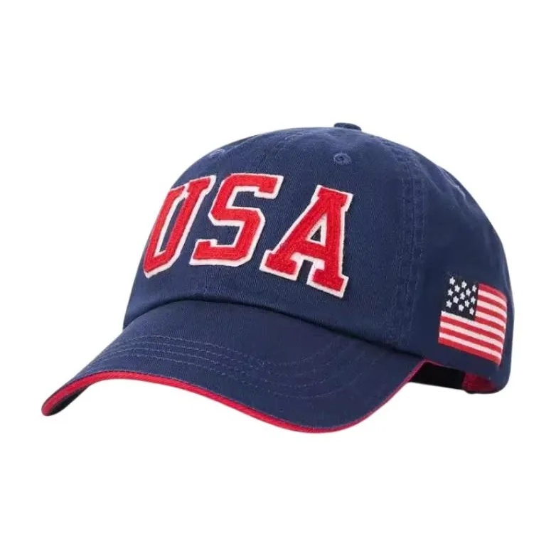 Polo Ralph Lauren Cotton Baseball Caps Unisex Blue-0