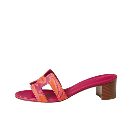HERMES Oasis Stylish Sandals Women's Pink