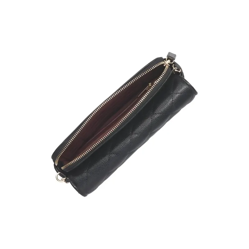 CHANEL Caviar Cow Leather Shoulder Bag, Crossbody Bag Women's Black-3