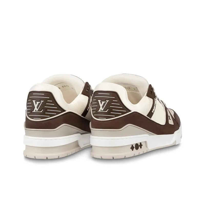LOUIS VUITTON Lv Trainers 'Beige Brown'-3