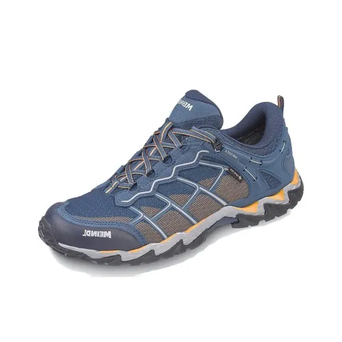 MEINDL Houston Hiking / Trekking Shoes Men Low-Top Blue Gray