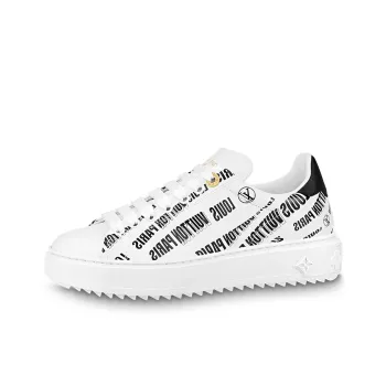 LOUIS VUITTON Time Out Sneakers 'White Black' Women's