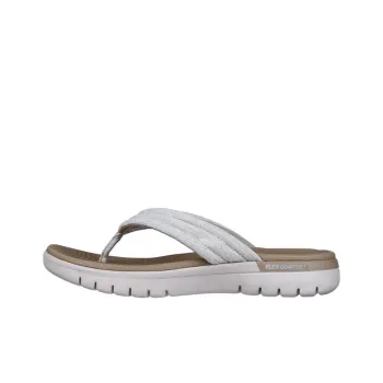 Skechers On-The-GO Fle Rubber Sole Flip Flops Women's Light Brown