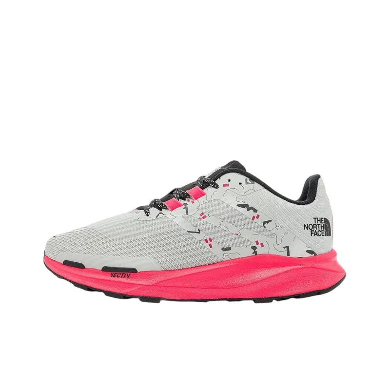 THE NORTH FACE Vectiv Eminus Running Sneakers ' Tnf White Trail Marker Print Brilliant Coral' Women's-0