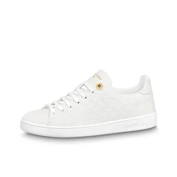 LOUIS VUITTON Frontrow Slip Resistant Low Top Skateboard Shoes Women's White