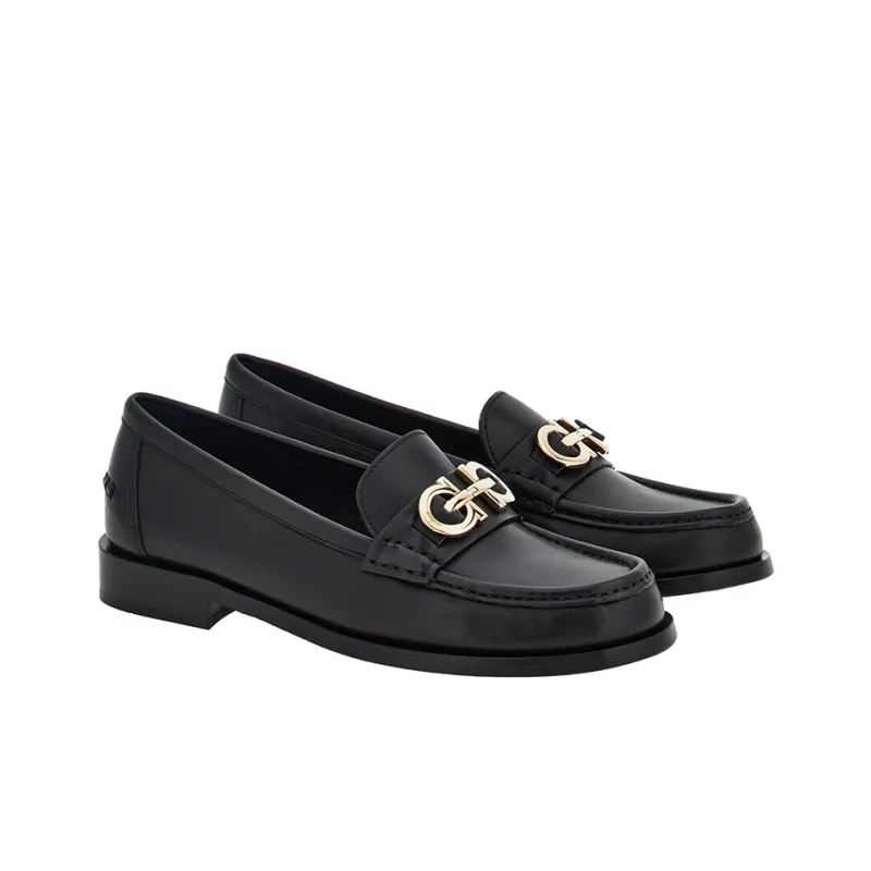 FERRAGAMO Gancini-ornament Leather Mocassins-2