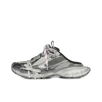 Balenciaga 3XL Mules 'Grey Mesh And Polyurethane'