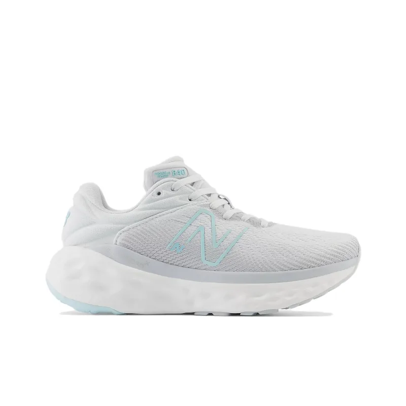 New Balance Fresh Foam X 840v1 Cushioning Wear Resistant Low Top Running Shoes Women's Gray White-1