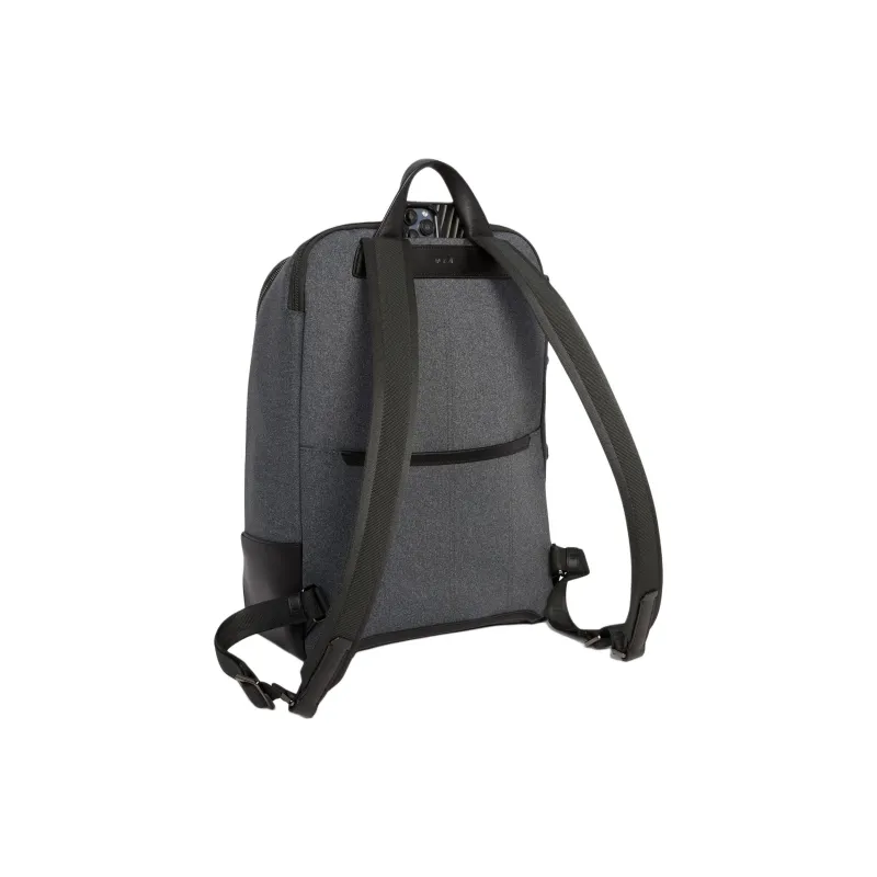 TUMI Polyester Backpack Unisex Deep Carbon-1