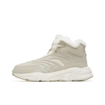 Anta Walker Anti Slip Wear Resistant High Top Casual Shoes Men's Beige