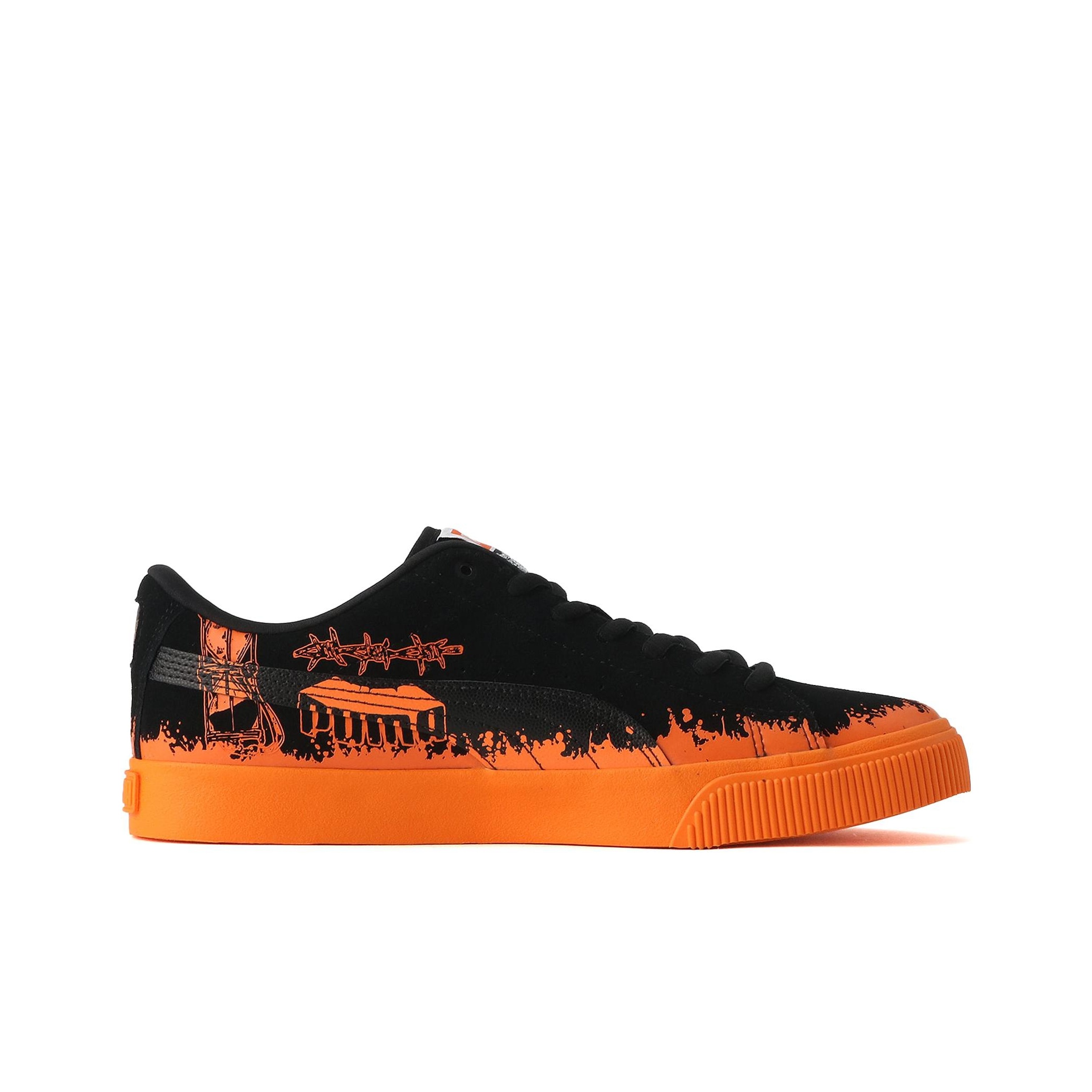 注目ブランドのギフト PUMA Suede Skate X Hirotton 'Black Orange' - POIZON 靴