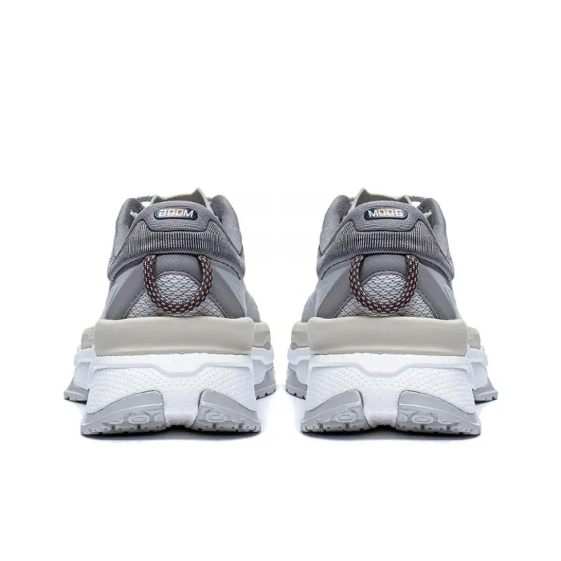 LiNing Exceed 7 Cushioning Anti Slip Wear Resistant Breathability Low Top Casual Shoes Men's Gray-3