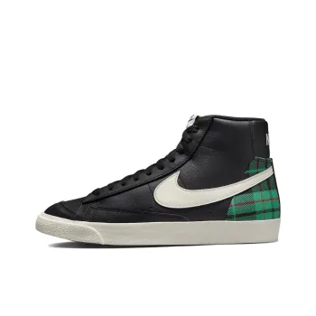 Nike Blazer Mid '77 Premium 'Black Green Tartan Plaid'