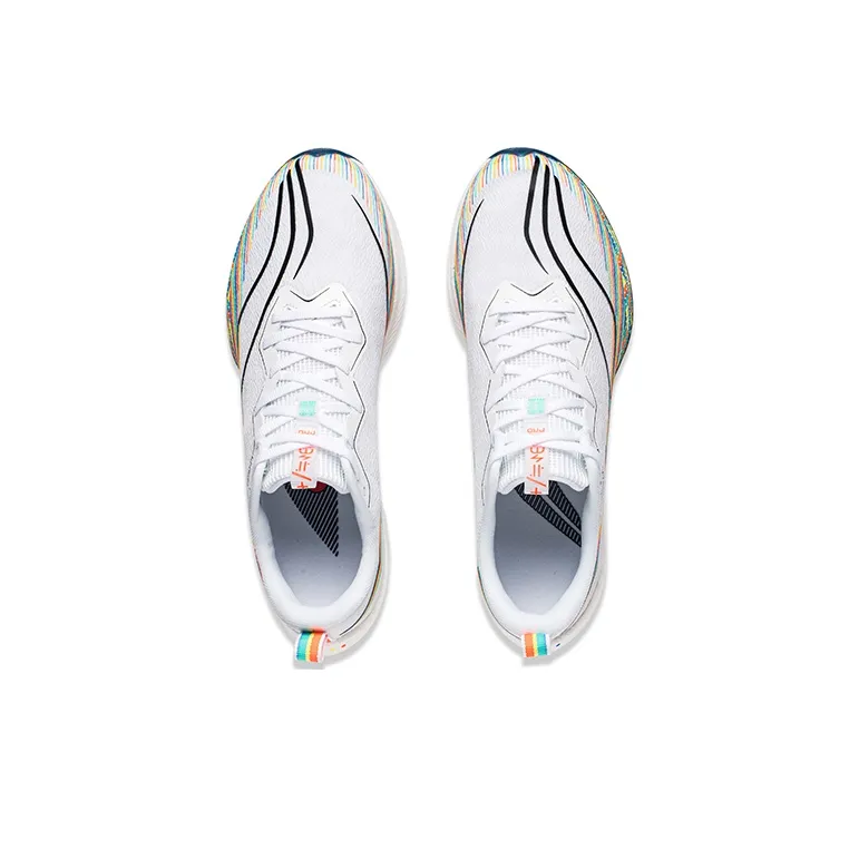 LiNing Red Hare 6 Pro Abrasion Resistant Breathable Rebound Low Top Running Shoes Men's White-2