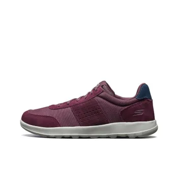 Skechers GO WALK Lite Lite Anti-Slip Wear-Resistant Low-Top Casual Shoes Men Burgundy