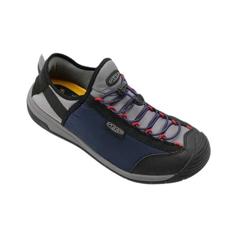 KEEN Hoodmoc Hs Slip Resistant Low Top Outdoor Shoes Men's Blue Black-1