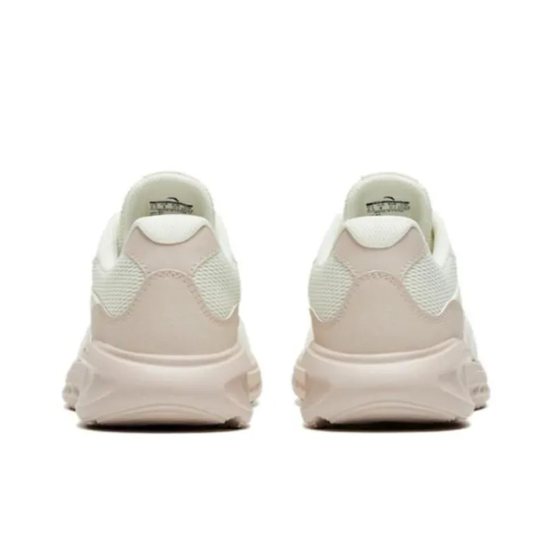 Anta Nebula Cushioning, Slip Resistant, And Abrasion Resistant Low Top Running Shoes Women's White Gray-4